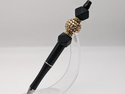 Designer Beaded pens Black