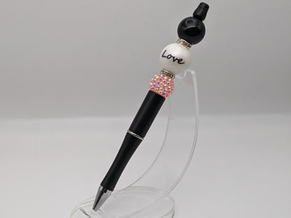 Designer Beaded pens Black