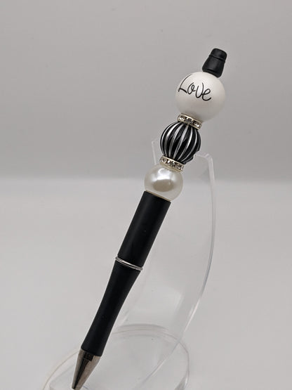Designer Beaded Pens Black 2