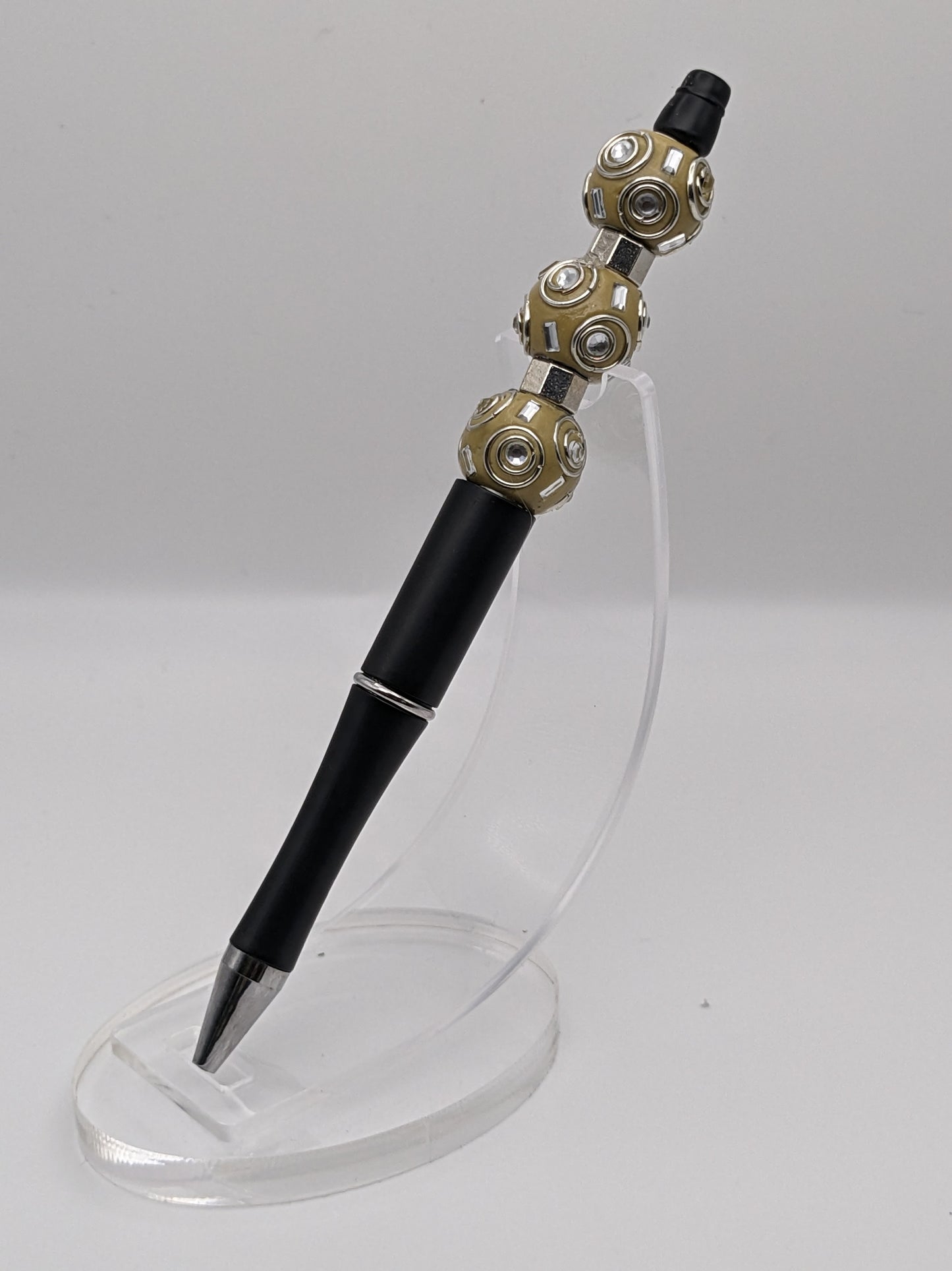 Designer Beaded pens Black