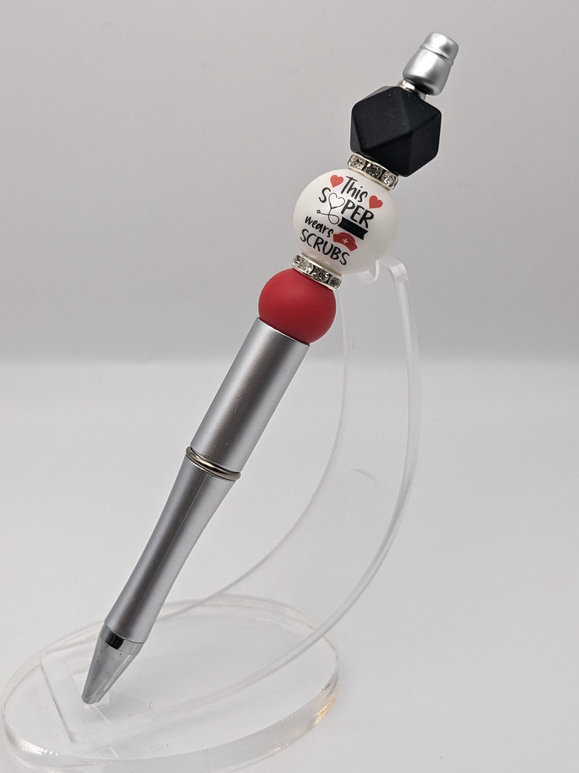 Nurse Fuel Beaded Pen – Dennett Designs
