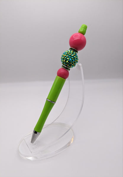 Designer Beaded Pens Green