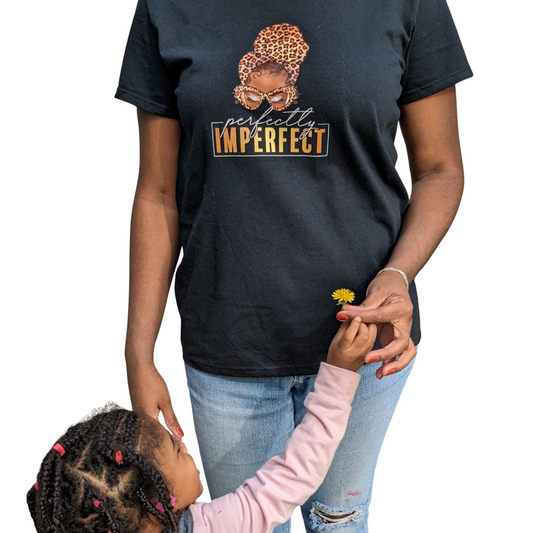 Perfectly Imperfect (Black) Women's T-shirt